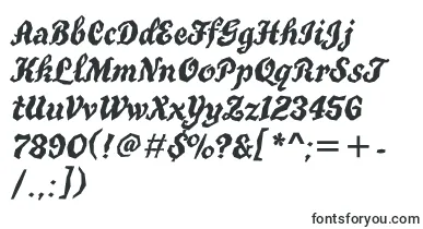 Truegritc font – letter Fonts