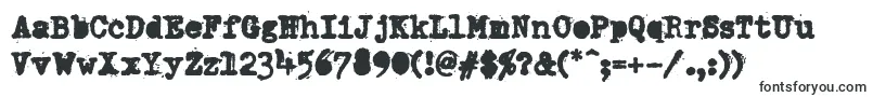 Шрифт DumboldtypewriterAlternateheavy – шрифты, начинающиеся на D