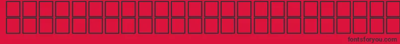 Basem4 Font – Black Fonts on Red Background