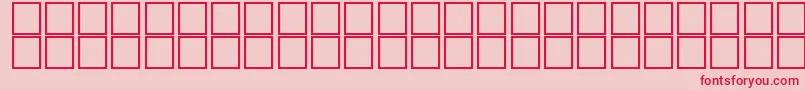 Basem4 Font – Red Fonts on Pink Background
