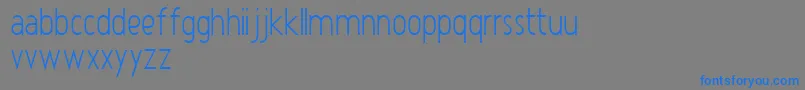 Police Atype1Normal – polices bleues sur fond gris