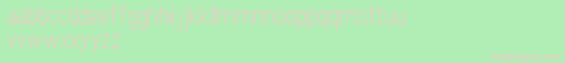 Atype1Normal Font – Pink Fonts on Green Background