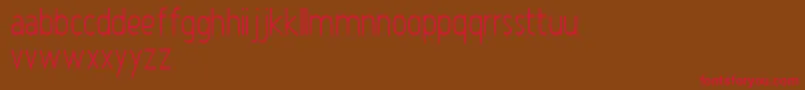 Atype1Normal Font – Red Fonts on Brown Background