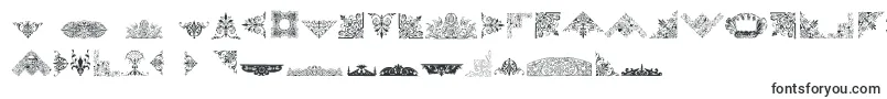 VictorianFreeOrnaments-fontti – Fontit KOMPAS-3D:lle