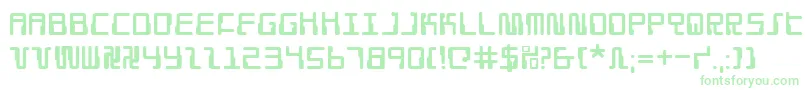 Droidlover Font – Green Fonts on White Background