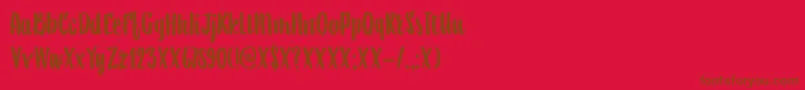 Подробнее о шрифте DkAiguille Шрифт DkAiguille – коричневые шрифты на красном фоне