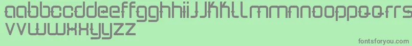 フォントEstro – 緑の背景に灰色の文字