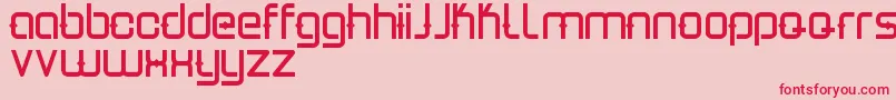 Estro Font – Red Fonts on Pink Background