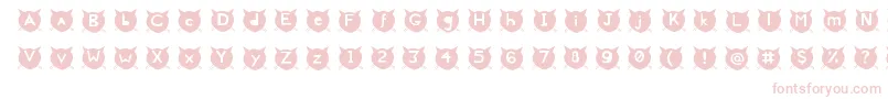 Шрифт CatsMeow – розовые шрифты