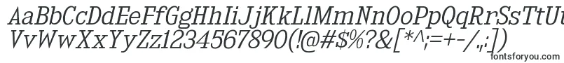 KingsbridgeLtIt Font – Fonts for Adobe Acrobat