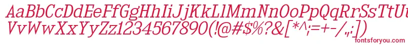 KingsbridgeLtIt Font – Red Fonts