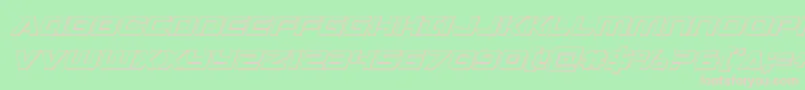 Stardusteroutital Font – Pink Fonts on Green Background