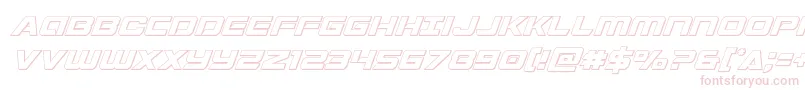 Stardusteroutital-Schriftart – Rosa Schriften