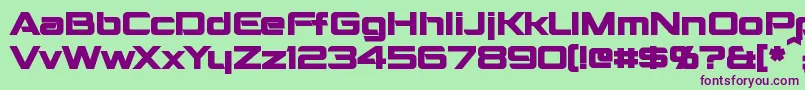 En savoir plus sur la police MontalbanBold Police MontalbanBold – polices violettes sur fond vert