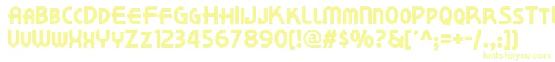 Korner-fontti – keltaiset fontit