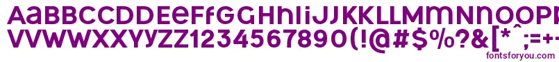 OgonekUnicase Font – Purple Fonts on White Background