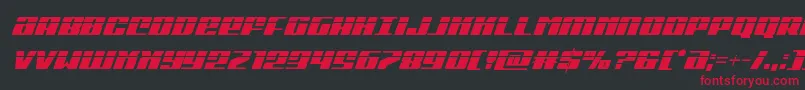 Michigancondlaserital Font – Red Fonts on Black Background