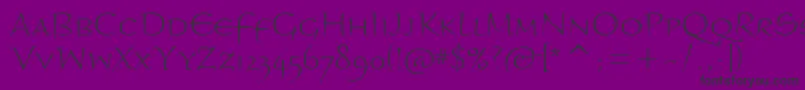 BraganzaltscitcTt Font – Black Fonts on Purple Background