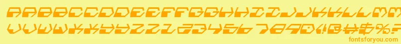 More about Deraniani Font Deraniani Font – Orange Fonts on Yellow Background