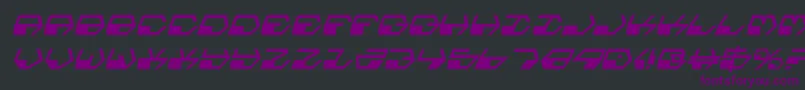 Deraniani Font – Purple Fonts on Black Background