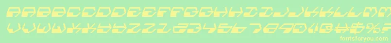 Deraniani Font – Yellow Fonts on Green Background
