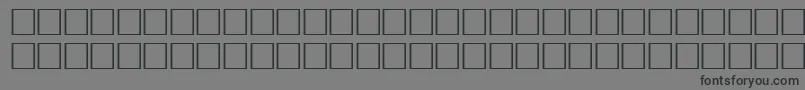 Vrfwfi Font – Black Fonts on Gray Background