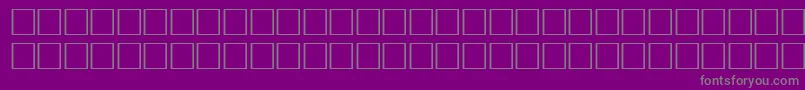 フォントVrfwfi – 紫の背景に灰色の文字