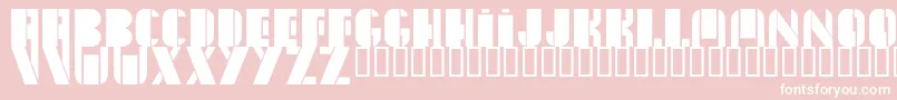 NewYorkSanj Font – White Fonts on Pink Background