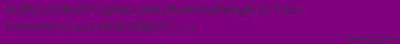 Spook Font – Black Fonts on Purple Background