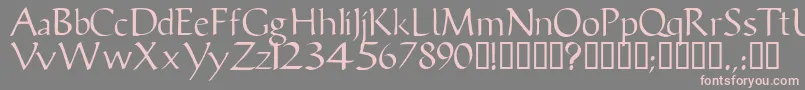 Vicissk Font – Pink Fonts on Gray Background