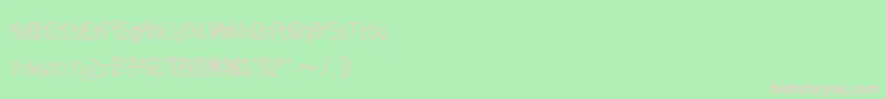fuente AardvarkCwmType – Fuentes Rosadas Sobre Fondo Verde