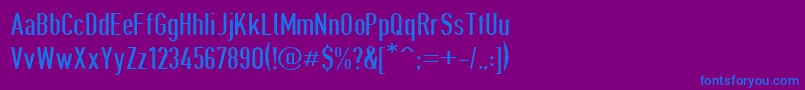 Giveahootdp Font – Blue Fonts on Purple Background