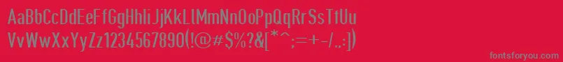 Giveahootdp Font – Gray Fonts on Red Background