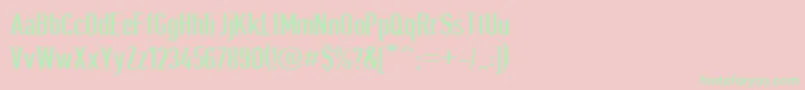 Giveahootdp Font – Green Fonts on Pink Background