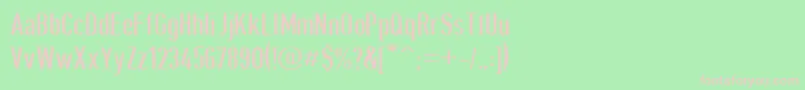 Giveahootdp Font – Pink Fonts on Green Background