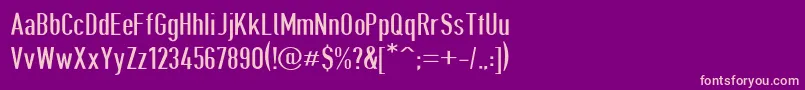 Giveahootdp Font – Pink Fonts on Purple Background