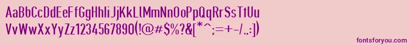 Giveahootdp Font – Purple Fonts on Pink Background