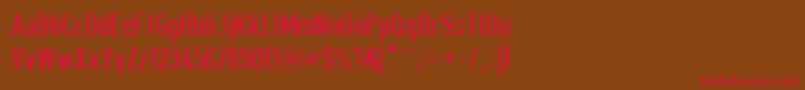 Giveahootdp Font – Red Fonts on Brown Background