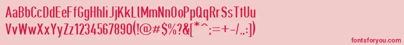 Giveahootdp Font – Red Fonts on Pink Background