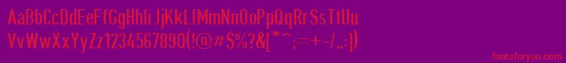 Giveahootdp Font – Red Fonts on Purple Background