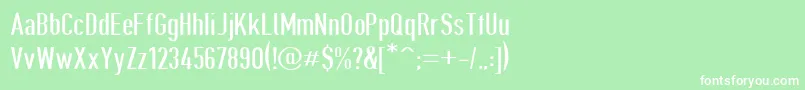 Giveahootdp Font – White Fonts on Green Background