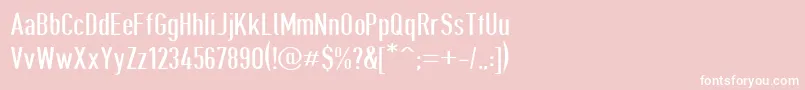 Giveahootdp Font – White Fonts on Pink Background