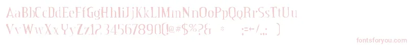 Creditvalleygaunt Font – Pink Fonts on White Background