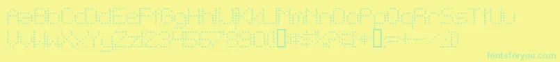 Lisätietoja TelegraphicLightBold-fontista TelegraphicLightBold-fontti – vihreät fontit keltaisella taustalla