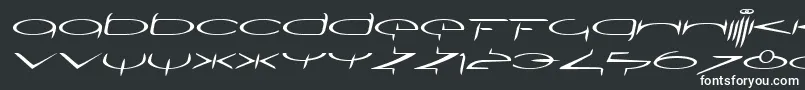 SubmergetwoLtOblique Font – White Fonts on Black Background