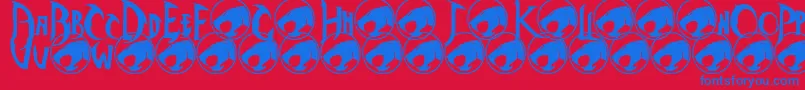 Подробнее о шрифте Thundercats Шрифт Thundercats – синие шрифты на красном фоне