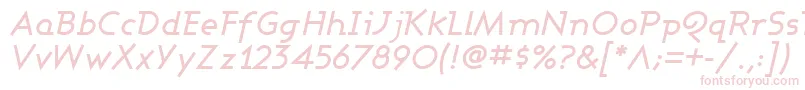Ashbmi Font – Pink Fonts on White Background