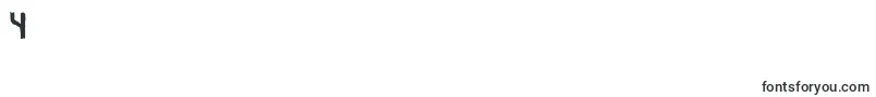 EyvindrBold Font – Fonts for Digit 4