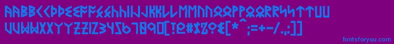 Lisätietoja EyvindrBold-fontista EyvindrBold-fontti – siniset fontit violetilla taustalla