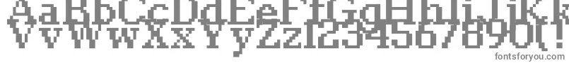 フォントClassic1065 – 白い背景に灰色の文字
